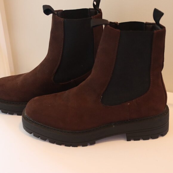 Sincerly Jules Shoes - Sincerely Jules Lug Sole Brown Ankle boots Size 7.5